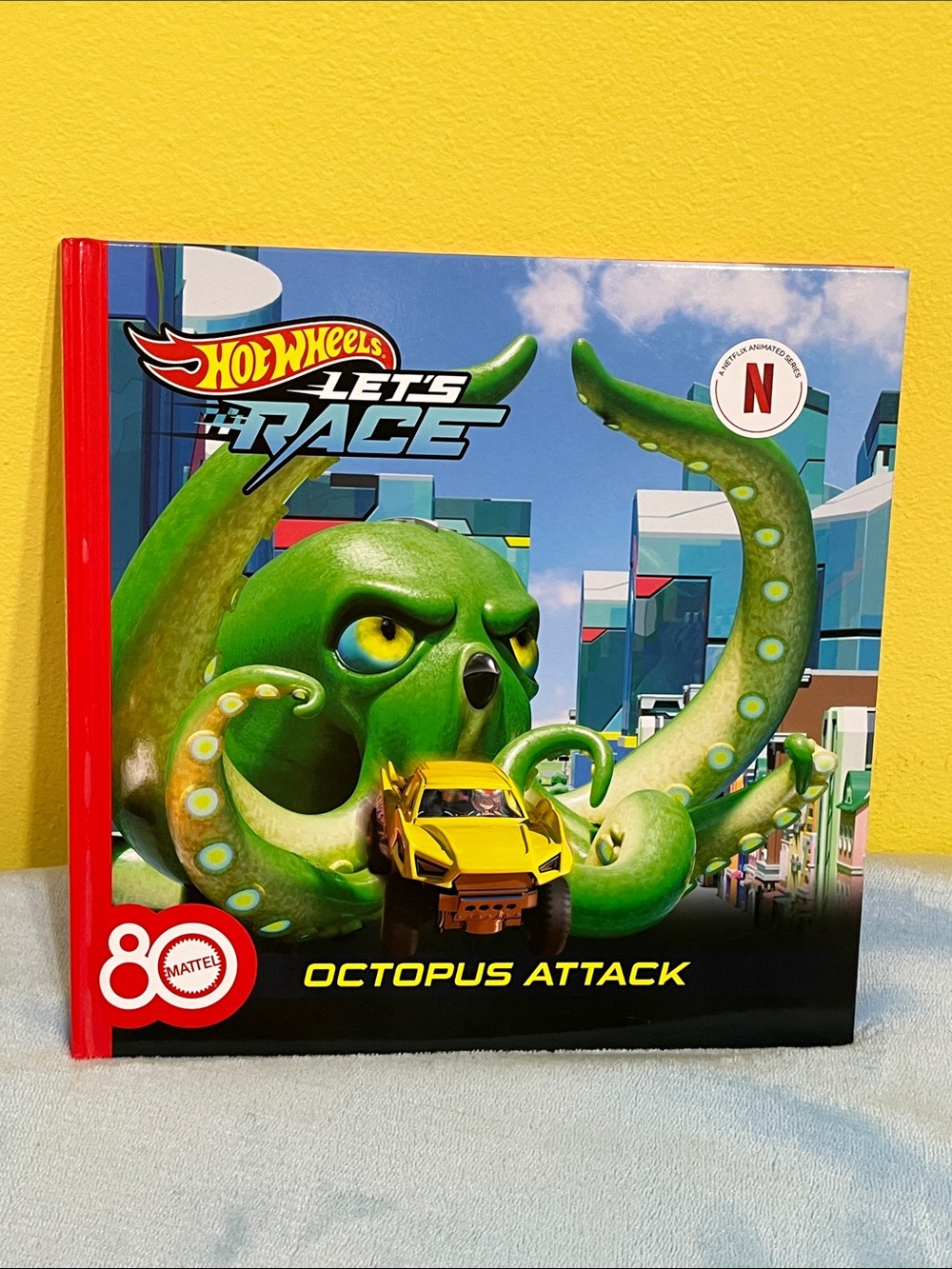 Hot Wheels Octopus Attack Hardcover Book NEW